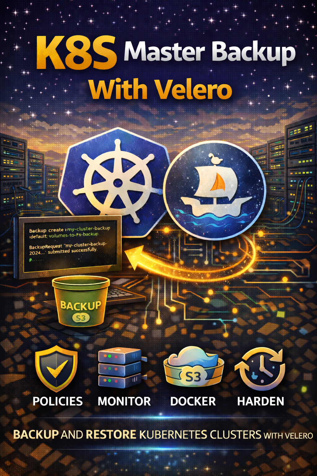 Cover image for K8S Master Backup With Velero