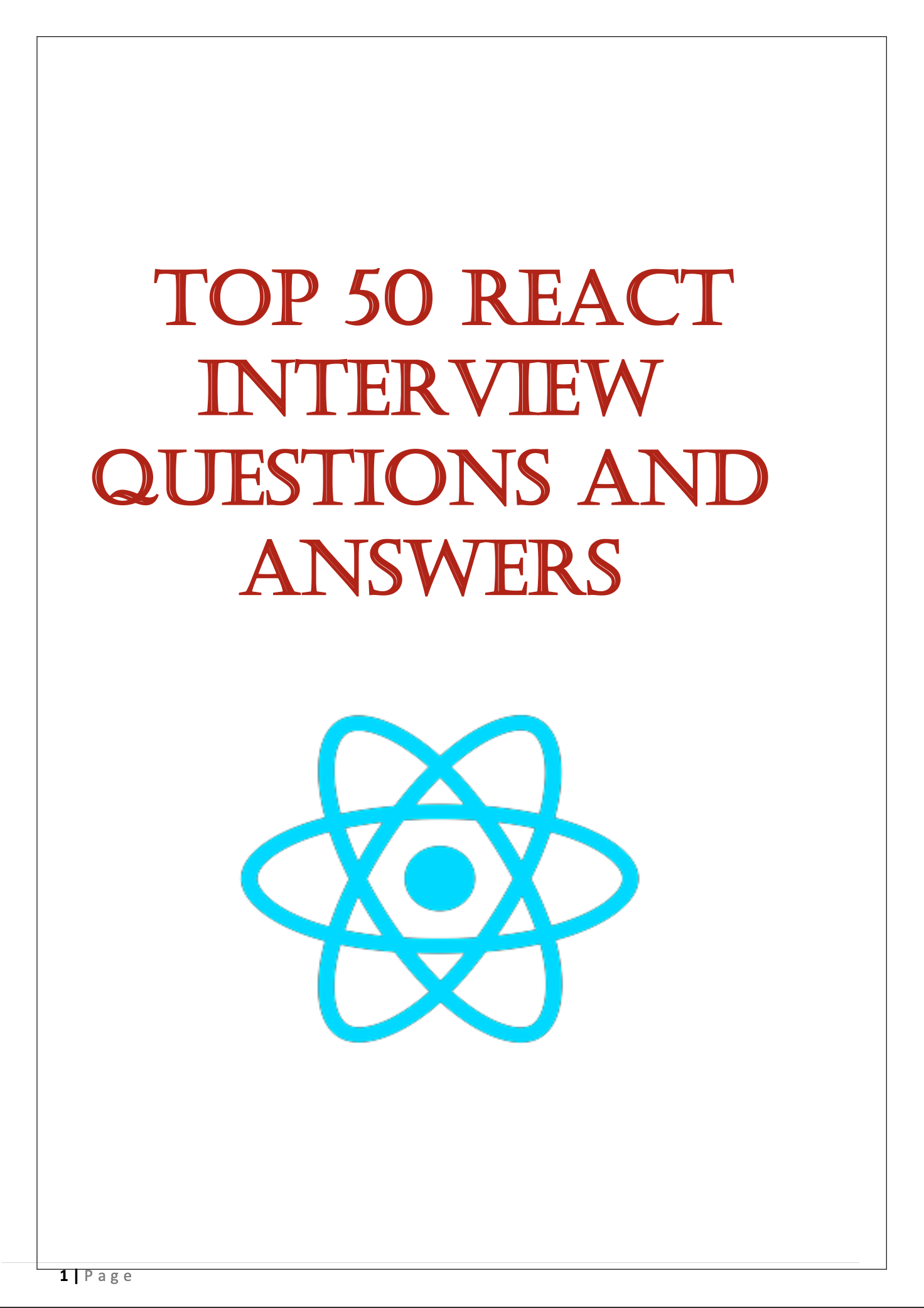 Cover image for React Interview Q&A