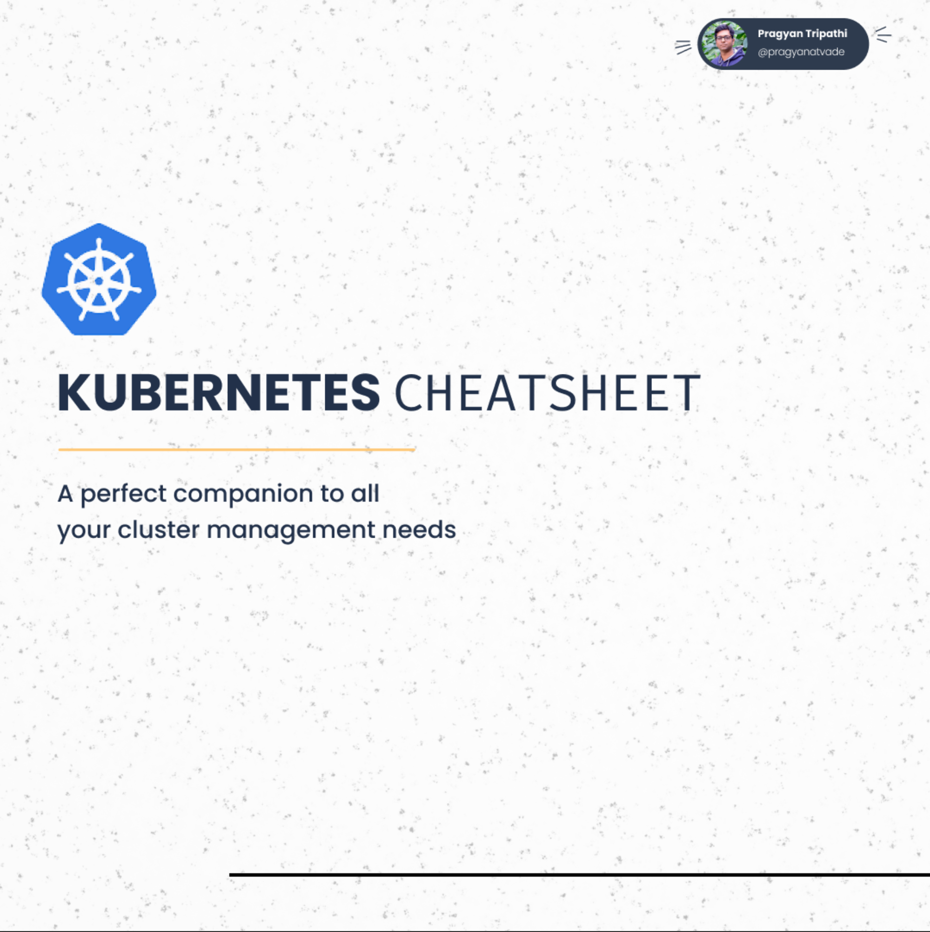 Cover image for Kubernetes CheatSheet