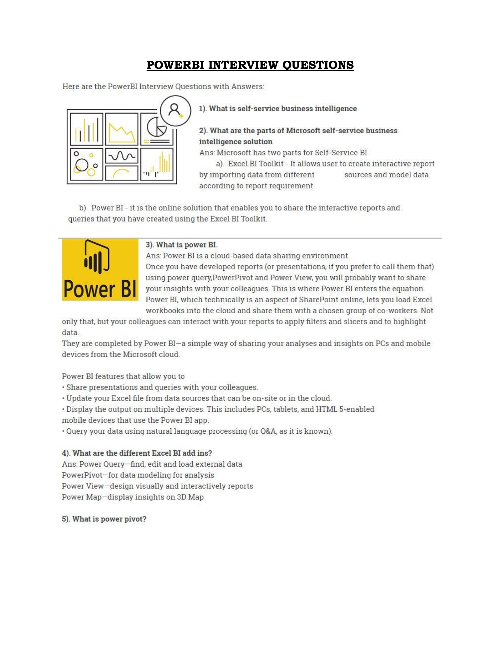 Cover image for Power BI interview Q&A