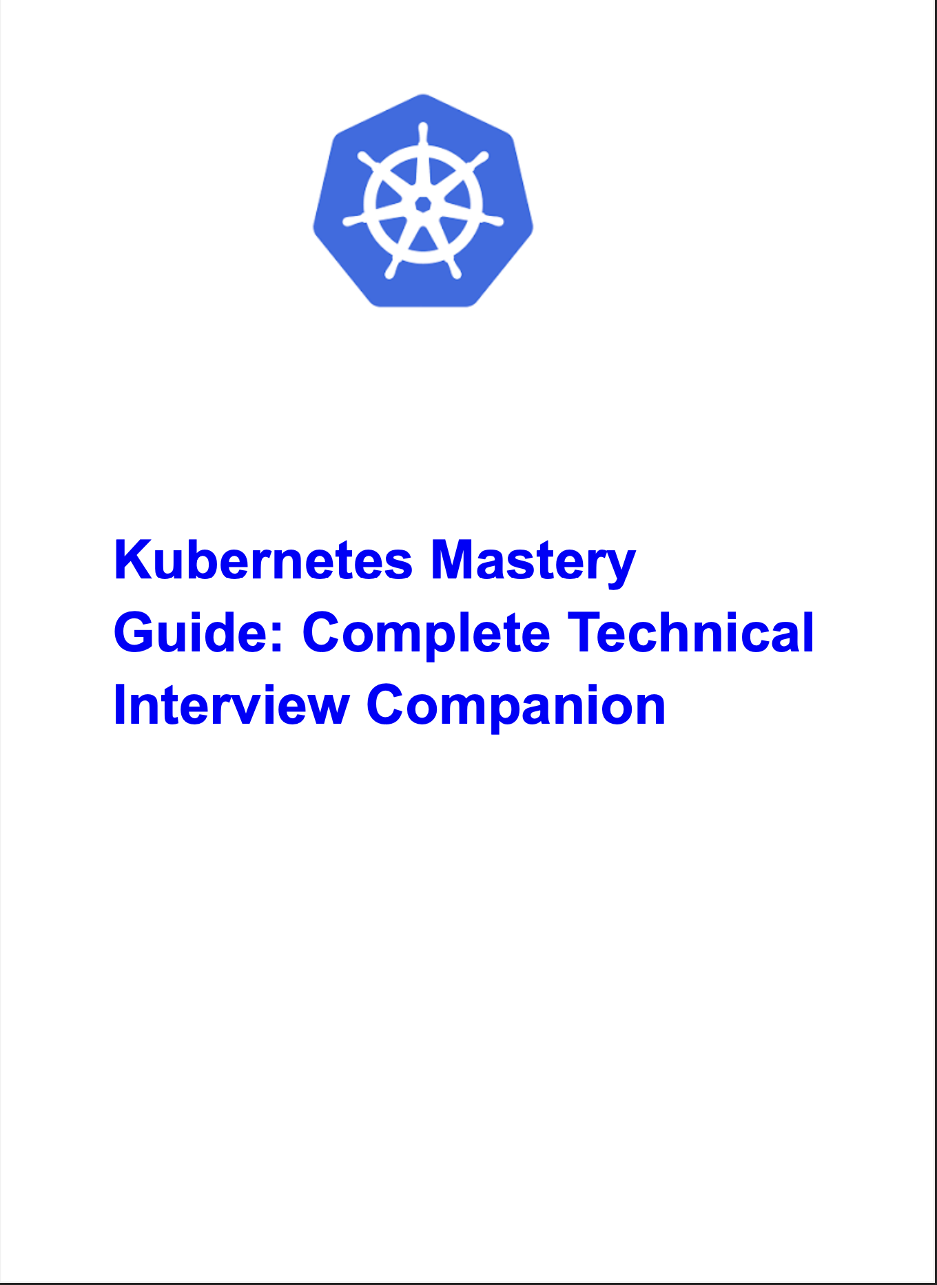 Cover image for Master K8S Interview Guide