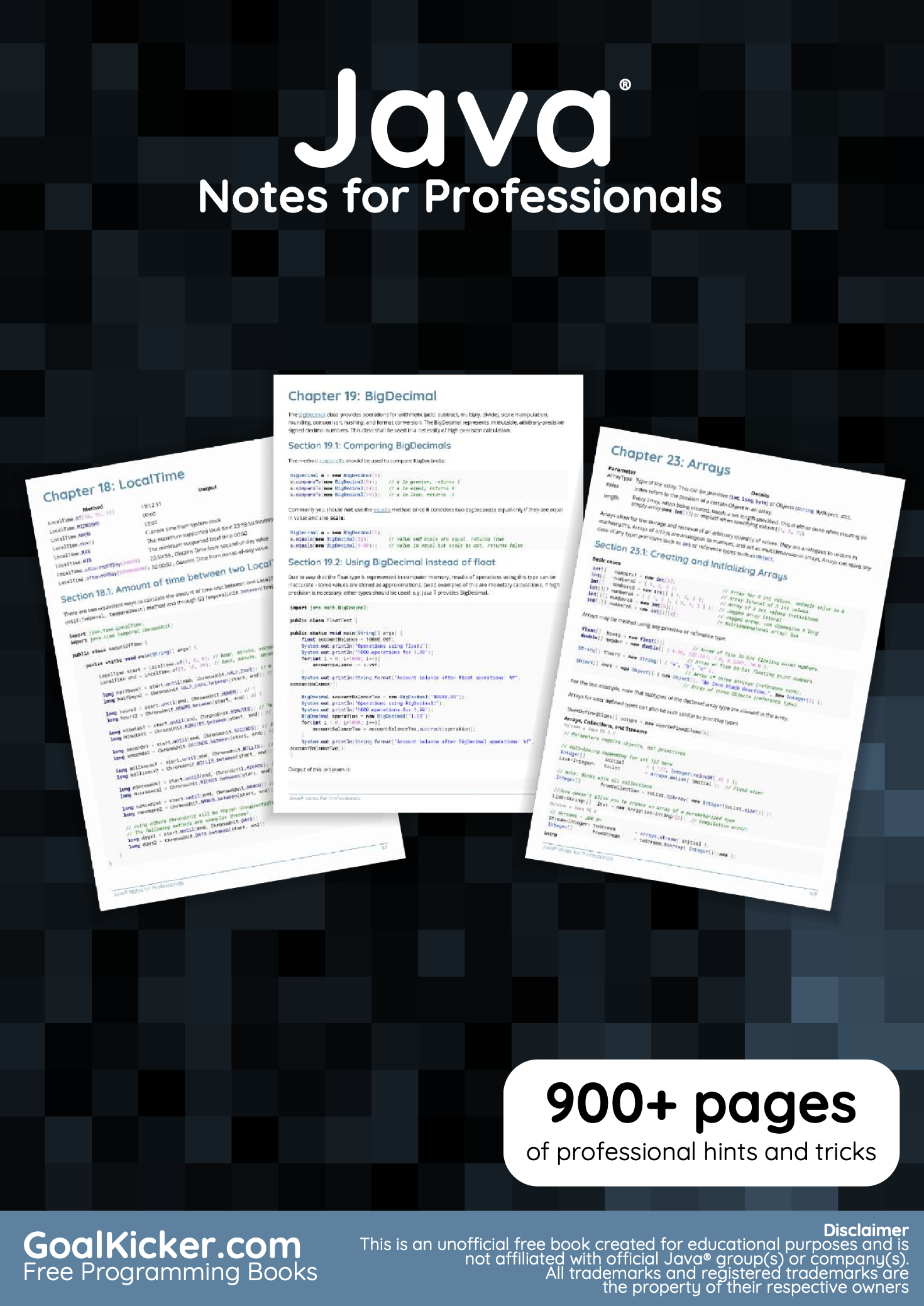 Cover image for JAVA For Professionals