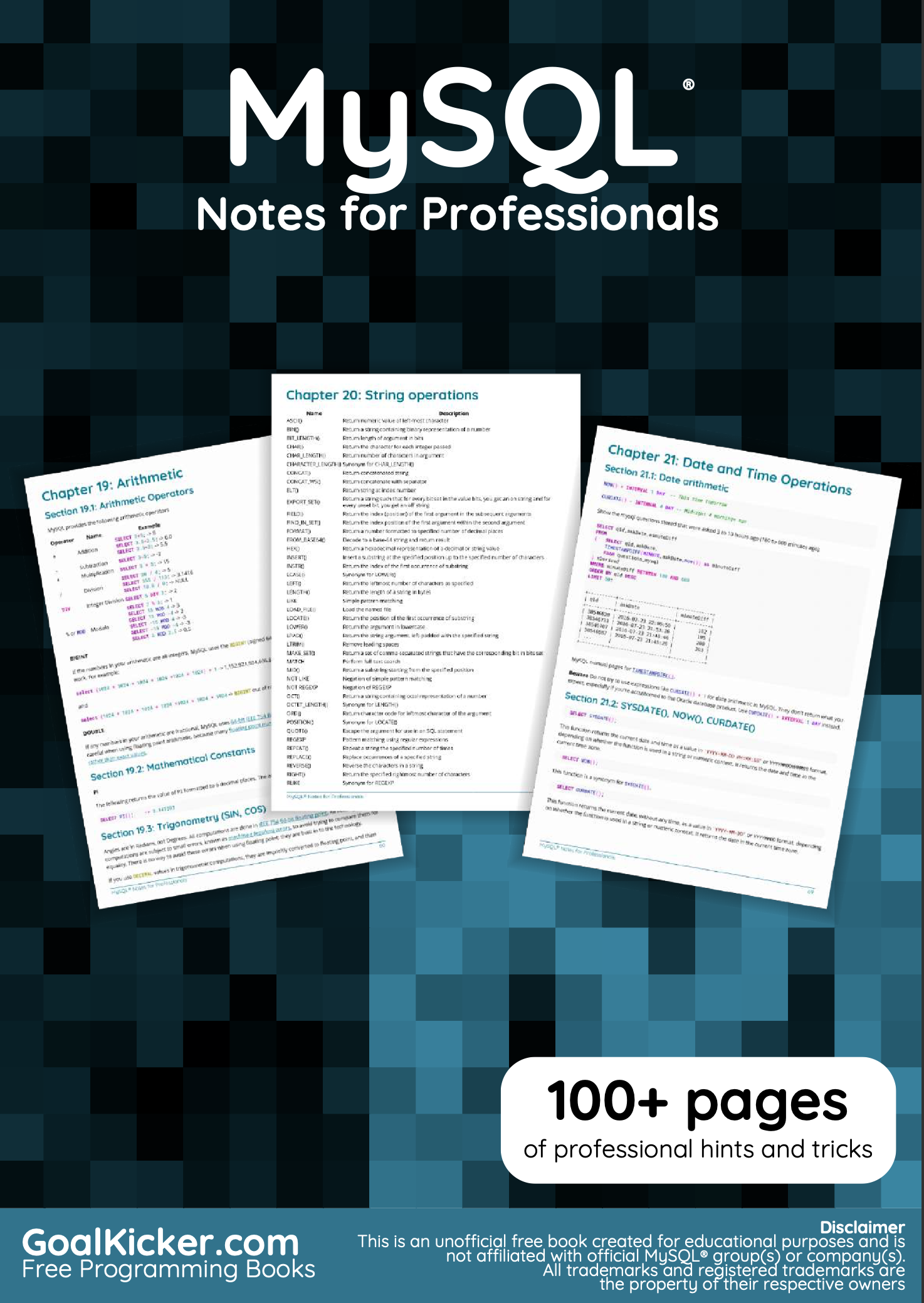 Cover image for MySQL Notes For Professionals